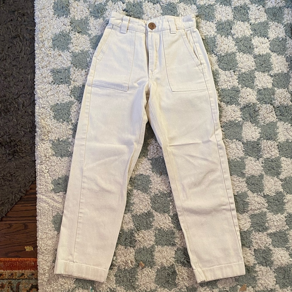 Beaton Linen Utility Pants Natural - Picture 2 of 9